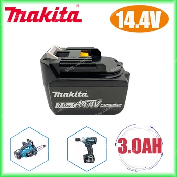 BL1430 Makita 3000mAh 14.4V BL1415 BL1440 196875-4 194558-0 195444-8 3.0Ah 14.4V Makita įkraunama baterija LED indikatoriui