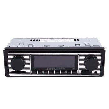 Bluetooth Vintage Car Radio MP3 grotuvas Stereo USB AUX klasikinis automobilio stereofoninis garsas