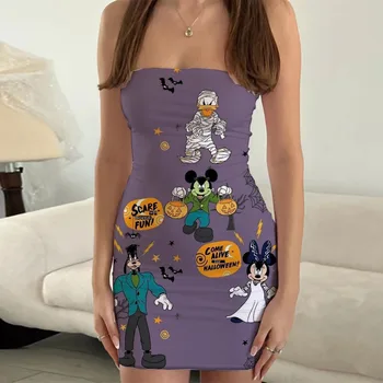 Boutique 3D spausdinimas Helovino moterų vakarėlio kostiumas 