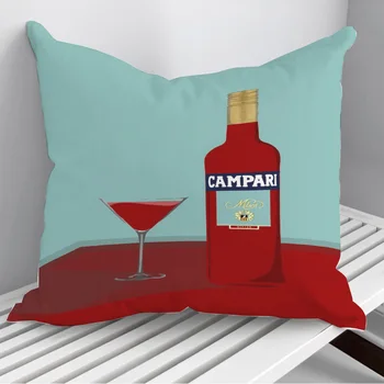 CAMPARI pagalvės užvalkalas Dekoratyvinis sofos pagalvės dėklas Lovos pagalvės užvalkalas Pagrindinis dekoras Automobilio pagalvės užvalkalas 45*45cm