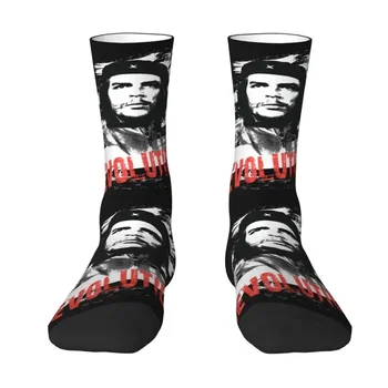 Che Guevara Revolution Crew vyriškos kojinės, Unisex išprovokuotos kojinės, Kawaii, 3D spausdinimas, Kuba, Kubos socializmas, Laisvė