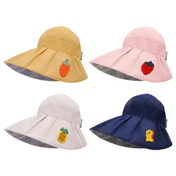 Children Fisherman Hat Casual Adjustable Beach Hat Breathable Kids Sun Hat