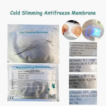 Cryo anti Freezeing Membrane Cool Pad Freeze Cryotherapy Anti Freeze Paper Film 70G 110G Klinikiniam naudojimui namuose