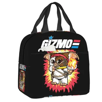 Custom Gizmo Gremlins Lunch Bag Women Warm Cooler Insulated Lunch Box for Kids School