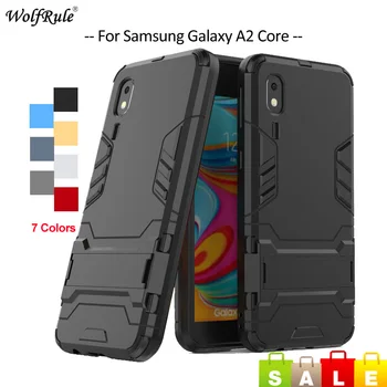 Dangteliui Samsung Galaxy A2 Core Case TPU & PC Holder Phone Case For Samsung Galaxy A2 Core Cover for Samsung A2 Core A260