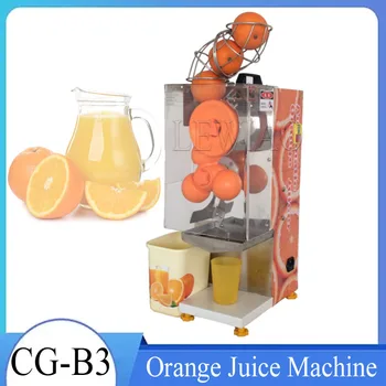  didelio našumo komercinė apelsinų sulčiaspaudės mašina, visiškai automatinė nerūdijančio plieno elektrinė apelsinų sulčiaspaudžių mašina