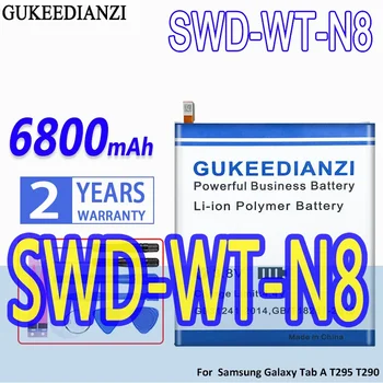 Didelės talpos GUKEEDIANZI baterija SWDWTN8 SWD-WT-N8 6800mAh skirta Samsung Galaxy Tab A T295 T290 nešiojamojo kompiuterio baterijoms