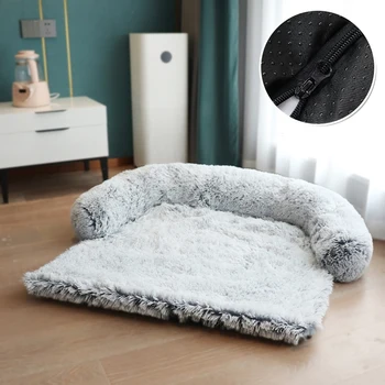 Dog Bed Soft Plush Dog Mat for sofa Couch Pet Furniture protector with washable cover , Antklodės pagalvėlės veislynas