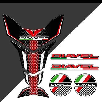Ducati Diavel S 1260S V2 V4 motociklų gazolio mazuto bako trinkelių lipdukai Sparno dekoratyvinis emblemos rinkinys