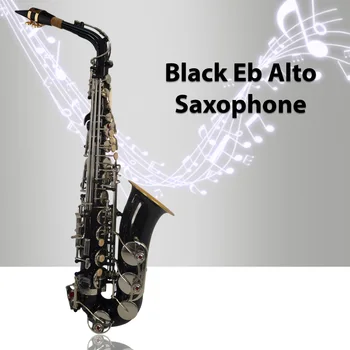 Eb Alto saksofonas su perlų klavišais Graviravimas Nešiojimo krepšys Pirštinės Valymo šluostė Pilnas žalvarinių instrumentų priedų rinkinys