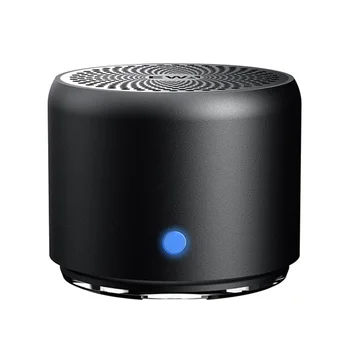 EWA A106 Pro Mini Bluetooth garsiakalbis su pasirinktiniu žemųjų dažnių radiatoriumi vandeniui atsparūs itin nešiojami garsiakalbiai dušui, automobilio juoda