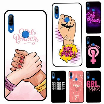 Feminist Girl Power Case For Huawei P20 P30 P40 Lite Pro P Smart 2019 2021 Nova 5T Cover For Honor 50 8X 9X 10i