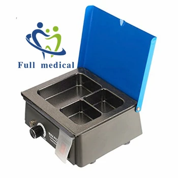Full Medical den tal Lab analoginis vaško šildytuvo puodas 3 šulinių skaitmeninis vaško lydymo mirkymo aparatas