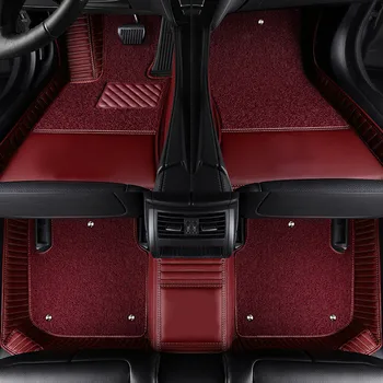 Gera kokybė! Individualūs specialūs automobilių grindų kilimėliai Jeep Wrangler JL 2024-2018 2 durų vandeniui atsparūs dvigubo sluoksnio kilimai, nemokamas pristatymas