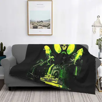Ghost B.C. Roko grupės logotipo antklodės Flanelės Super minkštos antklodės lovai Miegamojo antklodė