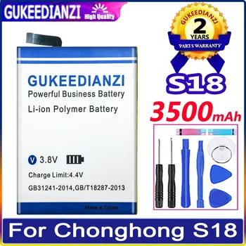 GUKEEDIANZI baterija 3500mAh Chonghong S18 mobiliajam telefonui Bateria