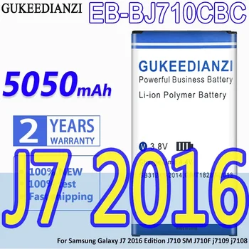 GUKEEDIANZI Baterija EB-BJ710CBC 5050mAh skirta Samsung Galaxy J7 2016 Edition J710 SM J710F j7109 j7108 EB BJ710CBC