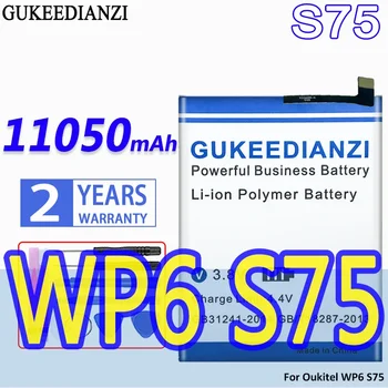 GUKEEDIANZI didelės talpos baterija 11050mAh skirta Oukitel WP6 S75 Bateria