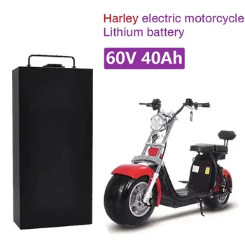 Harley elektromobilio ličio baterija vandeniui atspari 18650 baterija 60V 20ah dviejų ratų sulankstomam Citycoco elektriniam paspirtukui