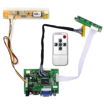 HDMI+VGA valdymo plokštės monitoriaus rinkinys, skirtas N154I2 LP154W01 LTN154W1-L01 LCD LED ekrano valdiklio plokštės tvarkyklei