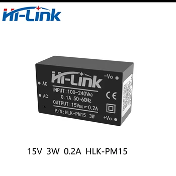Hi-Link HLK-PM15 mini dydis didelio efektyvumo saugos izoliacija 15V 3W 2A išėjimo kintamosios / nuolatinės srovės galios transformatorius