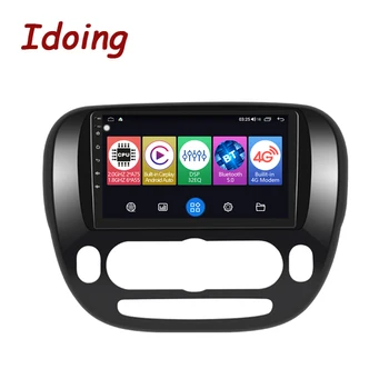 Idoing Car AndroidAuto Carplay for Kia Soul 2 PS 2013-2019 Radijo multimedijos vaizdo grotuvas Pagrindinio bloko kištukas ir leisti navigaciją GPS