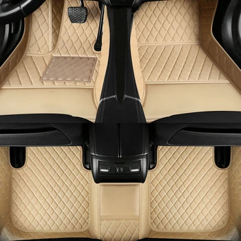 Individualūs automobilių grindų kilimėliai Audi A7 Sportback 4KA 2019-2023 metų dirbtinės odos salono automobilių aksesuarai