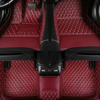 Individualūs automobilių grindų kilimėliai Bentley Bentayga 4 vietų 2015-2020 metų Dirbtinė oda 100% tinka Interjero detalės Automobilių aksesuarai