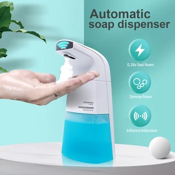 Intelektualus automatinis skysto muilo dozatorius Indukcinis vaikų rankų skalbimo mašina virtuvės vonios kambario išmanusis dozatorius