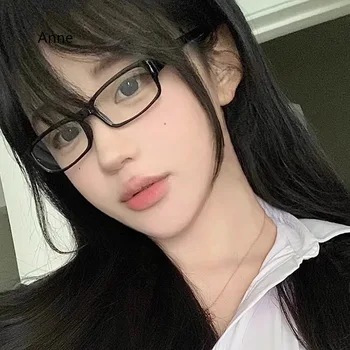 Japan Pure Desire TR90 akinių rėmelis Moterys mielos INS Nėra makiažo paprasti akiniai Vyriški akiniai Mieli dekoratyviniai kompiuterio akiniai