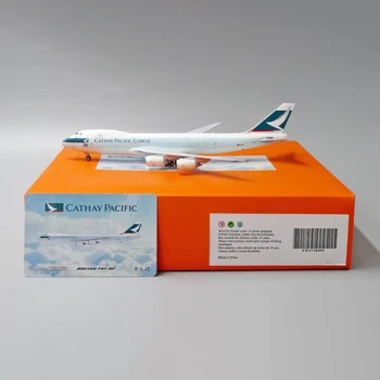 JC sparnai 1:400 mastelis Cathay Pacific Airways B747-8F B-LJF žaislinių orlaivių modelių lydinio ekranas Klasikinės suvenyrų dovanos Statinis štampas