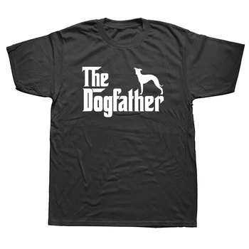 Juokingas itališkas kurtas The DogFather marškinėliai Graphic Cotton Streetwear trumpomis rankovėmis O-Neck Harajuku marškinėliai Vyriški drabužiai