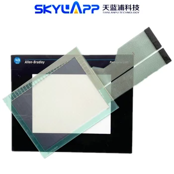 Jutiklinis ekranas PanelView 1000 2711-T10C3/C8/C8L1/C9/C9L1 Resistance Touch Panel Digitizer Screen Glass Apsauginės plėvelės dangtelis