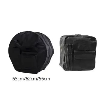 Kelioninis būgno krepšys stora apsauga kompaktiškas su išoriniu kišeniniu būgno dėklu bosiniam būgnui Tom Drum Persussion instrumentų priedai