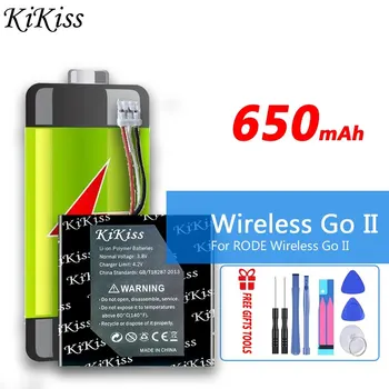 KiKiss baterija 650mAh RODE Wireless Go II mikrofono keitimas Bateria