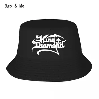 King Diamond Band Kaušo kepurės Panamos skrybėlės Vaikai Bob Hats Cool Fisherman Hats Summer Beach Fishing Unisex Kepurės
