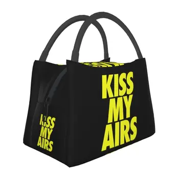 Kiss My Airs termiškai izoliuoti pietų krepšiai Moterų daugkartiniai pietūs Tote lauko stovyklavimui Kelionės Sandėliavimas Maisto dėžutė