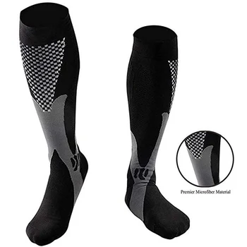 Kompresinės kojinės Medicininės varikozinės venos Nailonas Medicininės slaugos kojinės, tinkamos sportui Juodos kompresinės kojinės nuo nuovargio