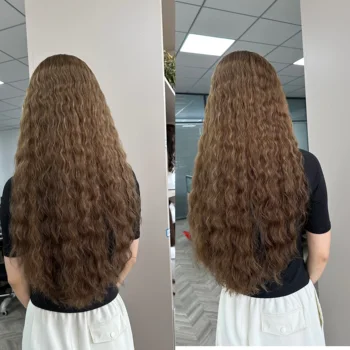 Košeriniai perukai Europietiški plaukai Natūrali spalva TsingTaowigs Žmogaus plaukai Žydų perukas Kaspino perukas Bandfall perukas Moterims Nemokamas pristatymas