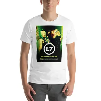 L7 marškinėliai Grunge Punk Rock Unisex Heavy Cotton Tee marškinėliai