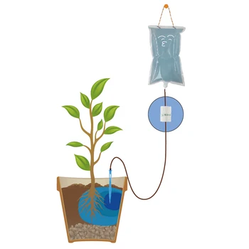 Laistymo vandens maišas Automatinis laistymo įrenginys Lašelinė rodyklė Augalų drėkinimo įrankiai Tingus sodinimo rinkinys Gėlių tręšimas sodui