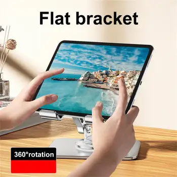 Laptop Bracket Mobilus telefonas planšetinis laikiklis aliuminio lydinio daugiafunkcinis stalinis tingus laikiklis 360 laipsnių sukimasis sulankstomas