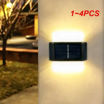 LED saulės apšvietimo lempos 6LED taupo elektrą vandeniui atsparus išmanusis šviesos valdymas Saulės įkrovimas Namų apyvokos reikmenys