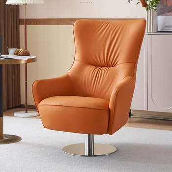 Lounge Prabangios kėdės Pasukamas dizainas Modernios itališkos grindys Odinė svetainė Atlošiama kėdė Nordic Silla Gamer Vidaus baldai
