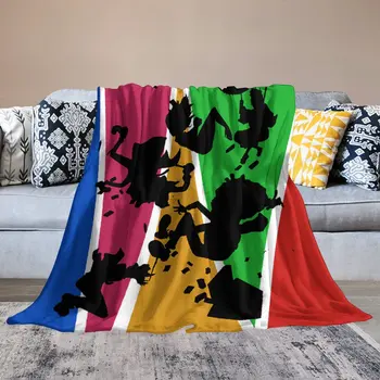 Lubinas III šeimos beždžionių punšas 12 vilnonių antklodžių atsparumas susitraukimui Jaukūs sienų pakabinimai Piknikai Karštas išpardavimas