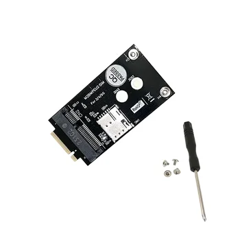 M.2 į mini PCIe kūrimo plokštės raktą B NGFF į MPCIe 4G LTE 5G stovo kortelę su SIM kortele, skirta SIM7600 SIM7000 EC25 EP06-E
