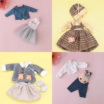 Madingi mieli lėlių drabužiai 30cm lėlė 1/6 Bjd lėlės pakeitimo drabužiai Vaikų mergaičių žaislų dovanų lėlių aksesuarai