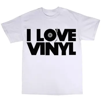 Man patinka viniliniai marškinėliai 100% medvilnė DJ Collector House Techno MP3