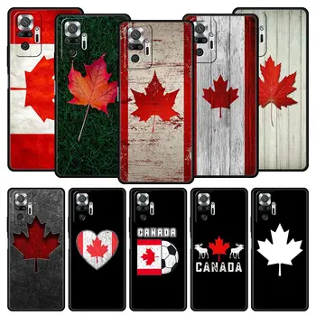 Maple Canada Flag love Football For Redmi 10C Case For Xiaomi Redmi Note 12 11 Pro Phone Case 10S 9S 9 9T 8T 9C 9A 8 8A 7 Cover