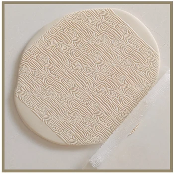 Medžio grūdų rašto dizainas Tortų dekoravimo įrankiai Slapukai Molio meno projektai Pyrago plutos Reljefiniai valcavimo kaiščiai